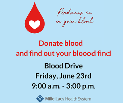 Knowing Your Blood Type | News | About | Mille Lacs Health System